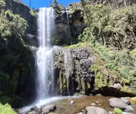 Water fall on mount kenya