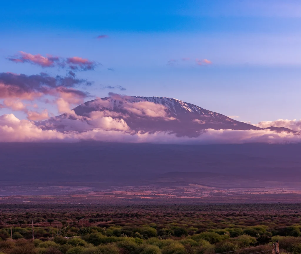 Mt. Kilimanjaro from Amboseli