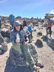 Hikers during Mt.Kilimanjaro expedition