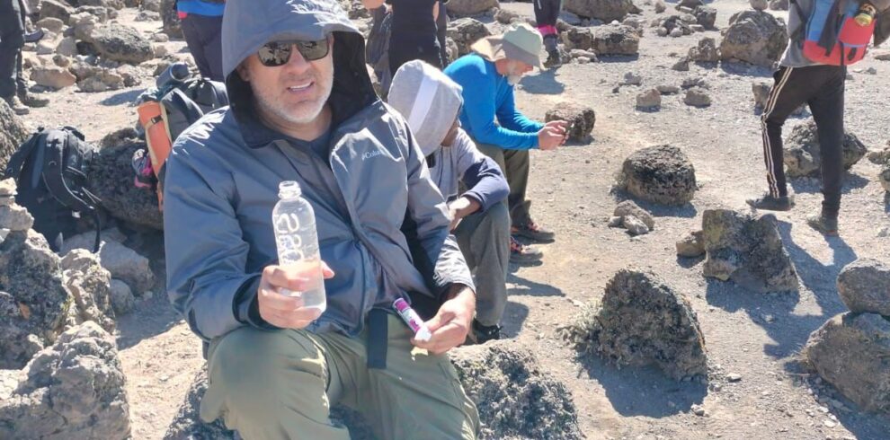 Hikers during Mt.Kilimanjaro expedition