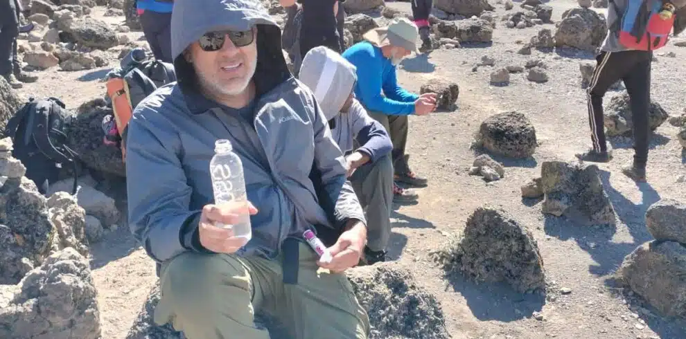 Hikers during Mt.Kilimanjaro expedition